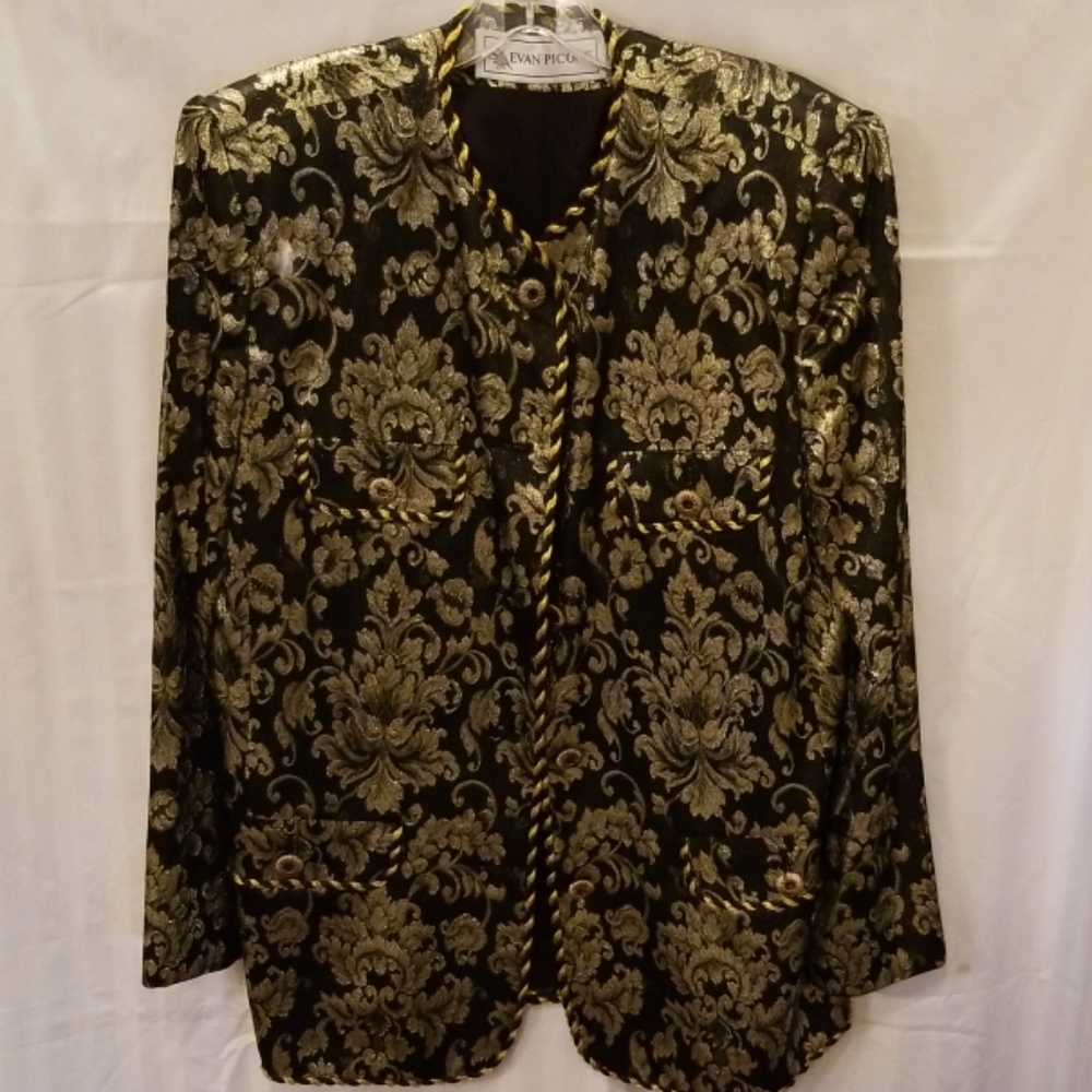 Black & Gold Evening Jacket